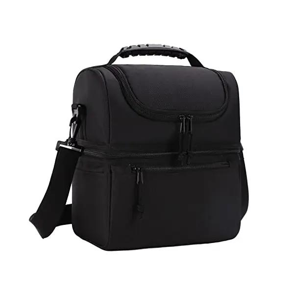 2024 Adult Lunch Box Insulated Lunch Bag Large Cooler Tote Bag Suitable for Men, Women, Double Layer Cooler Bag - CB-4021