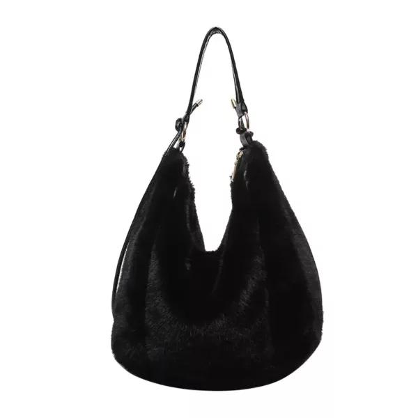 Autumn And Winter Large Capacity New Style Fashion Lazy Series Ultra Soft Fur Ladies Shoulder Messenger Bag - HB-5530