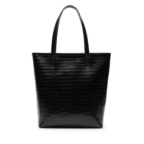 Vertical Leather Work Tote - HB-5787